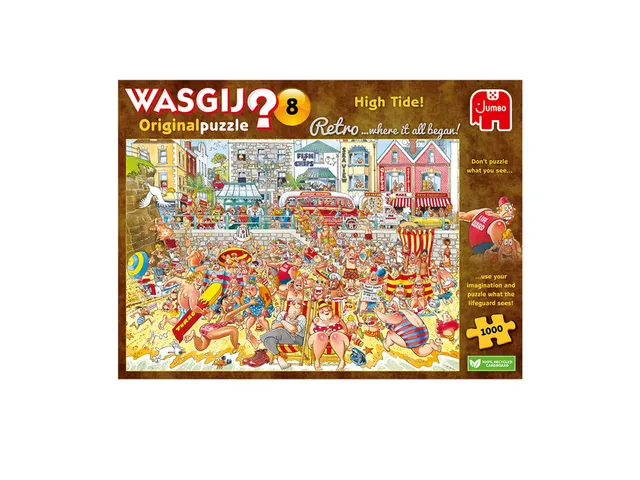 Puzzel Wasgij Retro Original 8 Vloed! 1000 stukjes