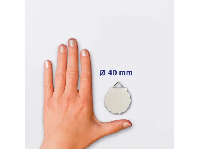 schilderijhanger Z-design Home 40mm wit pakje a 5 stuks