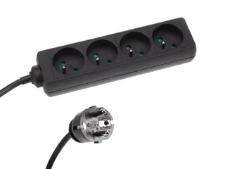 4-Voudige Stekkerdoos Met Krimpkous - 3G1.5 - 5m - Penaarde - 3