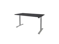 Dextro Basic Zit-sta Bureau Elektrisch 140x80 houtprint schaduw alu