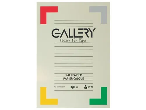 Gallery Kalkpapier A4 Blok 50 Blad