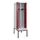 locker met bank,voor scheiding van kleding,HxBxD 2120x600x815mm,2vak