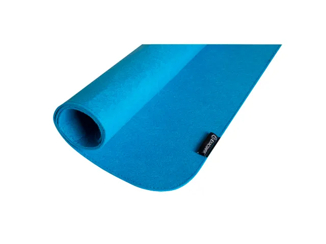 Onderlegger vilt Tek sto 50x65 turquoise