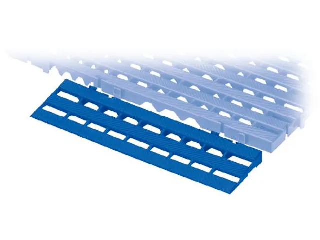 Randlijst Hd-pe Lxbxh 400x110x25mm Blauw