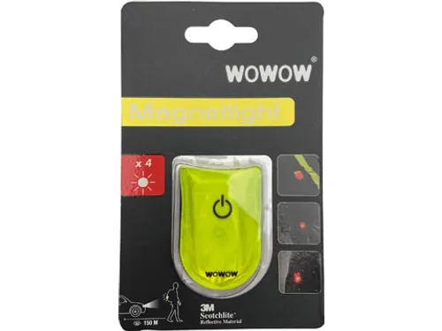 Magnetlight Lamp 4 Rode Leds Magneetsluiting Met Batterij