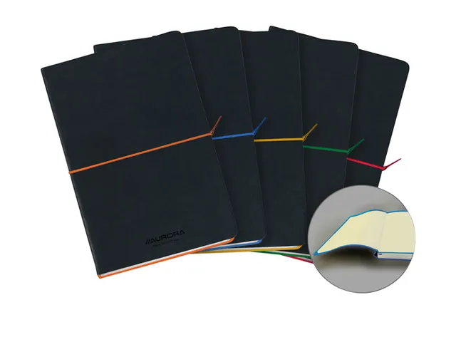 Notitieboek Aurora Tesoro A5 192blz lijn 80gr assorti