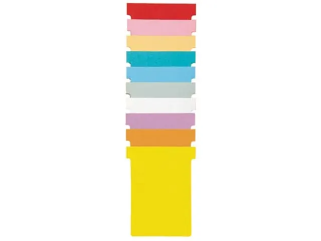 T-planbordkaarten index 1,5, ft 53 x 45 mm, wit