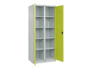 wasgoedverdeelkast,HxBxD 1850x800x500mm,vak B 400mm,draaigrendel - 2