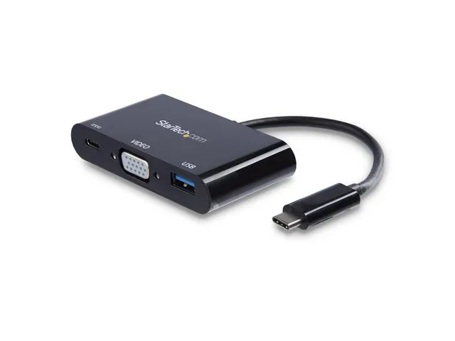 Usb-c Naar Vga Multifunctionele Adapter Power Delivery Usb-a Poort