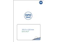 Retourlabel DPD label A4 161.5x110mm 500 Vel