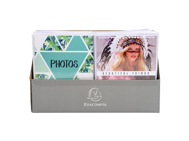 Exacompta - Album photos à pochettes souples 24 photos 11x15cm