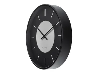 Wandklok NeXtime Retro II 25cm zwart/zilver metaal - 4