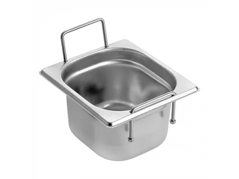 Caterchef Gastronorm bak RVS met greep 1/6 GN 100mm