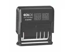 Woord-datumstempel Colop Printer Mini S 120/WD 12 teksten zwart