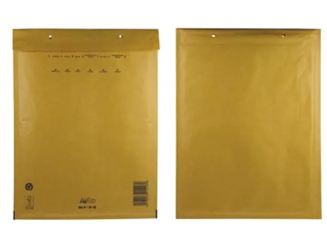 Luchtkussenenveloppen 270x360mm Stripsluiting Bruin