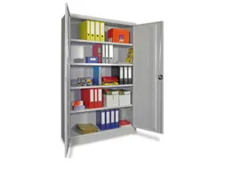 grootvolumekast met openslaande deuren,RAL7035,front RAL3000