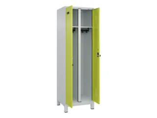 locker voor scheiding van kleding,HxBxD 1950x600x500mm,2vak - 1