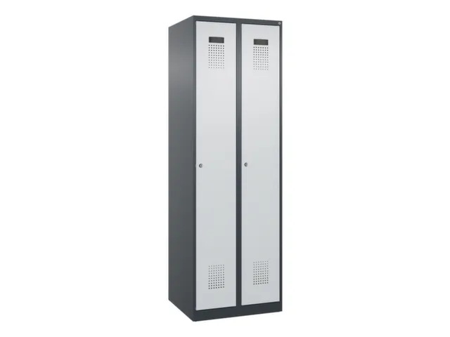 locker voor scheiding van kleding,HxBxD 1850x600x500mm,2vak