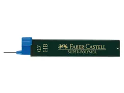 Potloodstift Faber-Castell HB 0.7mm super-polyme koker à 12 stuks