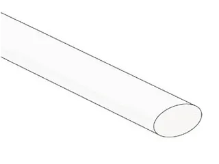 Thermische Krimpkous 9mm - WIT - 25 Stuks - 1