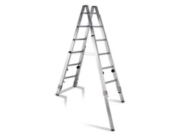 Bokladder Verstelbaar 1.80m 2x6sporten Verstelbereik 40-130/185cm