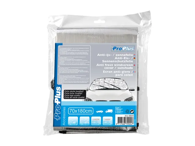Antivriesscherm ProPlus 180x70cm zilver