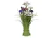 Plante herbacée Everlands avec fleurs assorties 40cm polyester