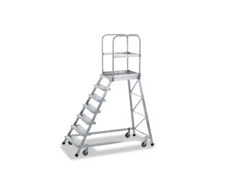 Bordestrap Aluminium Bordes 1680x 600x 800mm 7treden Aluminium - 1