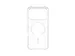 PanzerGlass CARE by Samba Case Transparent w. White MagSafe iPho