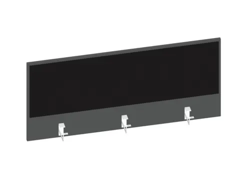 baliepaneel bureau aanbouw achter MS-donkergrijs BN8033-zwart 1200mm