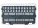gereedschapshouder,borstelhouder,18rubberen lussen,HxBxD 285x440x50mm