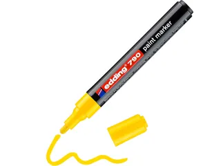 Paintmarker edding 790 op alcoholbasis 2-3mm geel - 3