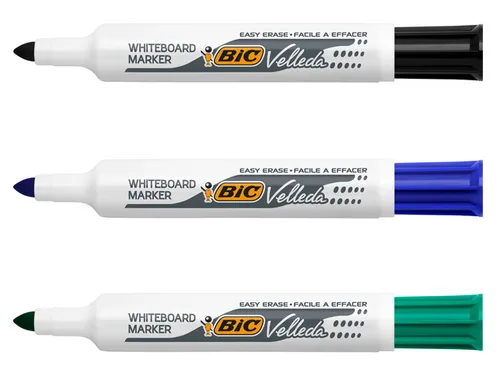 Whiteboardmarker Bic Velleda 1711 rond large blauw