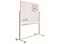 Kantelbord whiteboard 100x200cm dubbelzijdig emaille RC-10 profiel
