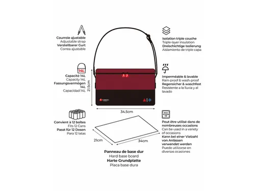 Koeltas L Les Artistes Paris Split Red & Black