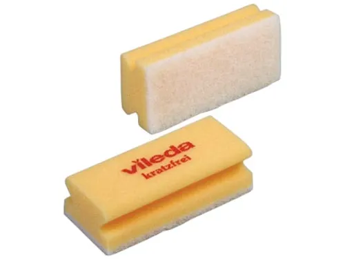 Vileda Glitzi non-scratch schuurspons 15x7cm Geel/Wit 10 stuks