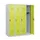 schoollocker,HxBxD 1530x1200x500mm,4vak,vak B 300mm,draaigrendel