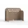 Akoestisch PET-vilt scheidingsscherm S 70x35cm beige