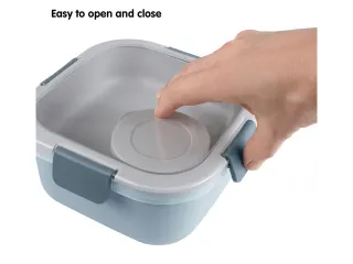 #*Lunch kit Blauw Sigma home food17,7 x 17,7 x 8,7 cm - 3