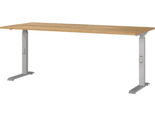In hoogte verstelbaar bureau,HxBxD 680-910x1800x800mm