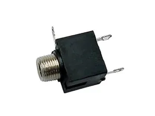 Vrouwelijke 3.5mm Mono Jack - Chassismontage Zwart - 1
