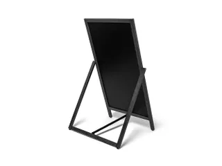Krijtstoepbord Houten A-Bord Flip 68x140cm Zwart - 3