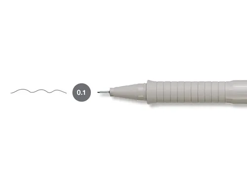 Tekenpen Fc Ecco Pigment 0.1mm zwart
