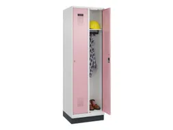locker,HxBxD 1950x600x500mm,2vak,vak B 300mm,cil.-slot,sokkel
