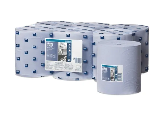 Tork 128208 Poetspapier Centerfeed M2 1-Laags Blauw