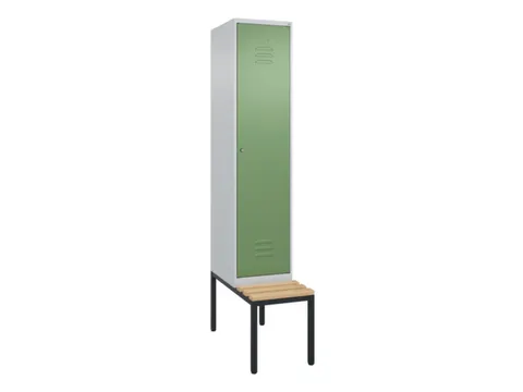locker voor scheiding van kleding,HxBxD 2120x400x815mm,1vak