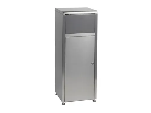 afvalbak opstelbaar 50 Liter 1opening(en) romp RVS