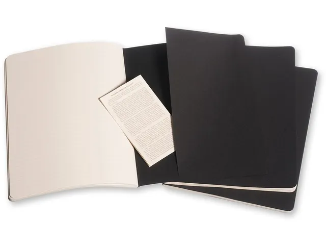 Schrift Moleskine Lijn Xl Zwart 190x250mm