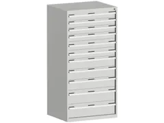 ladekast,HxBxD 1600x800x650mm,11lade(n),lade voor normale belastingen