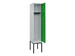 locker,HxBxD 2120x400x500mm,1vak,vak B 400mm,cil.-slot,voetonderstel